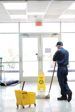 Floor cleaning by J&J Commercial Cleaning LLC